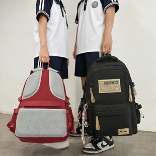 大容量书包男生2026新款小学生4-6年级初中生背包减压护脊双肩包