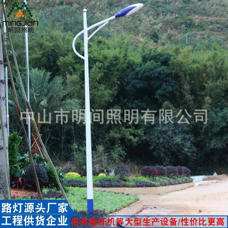 工厂直销热镀锌30瓦LED路灯城市主干道照明配火炬灯具6米道路灯