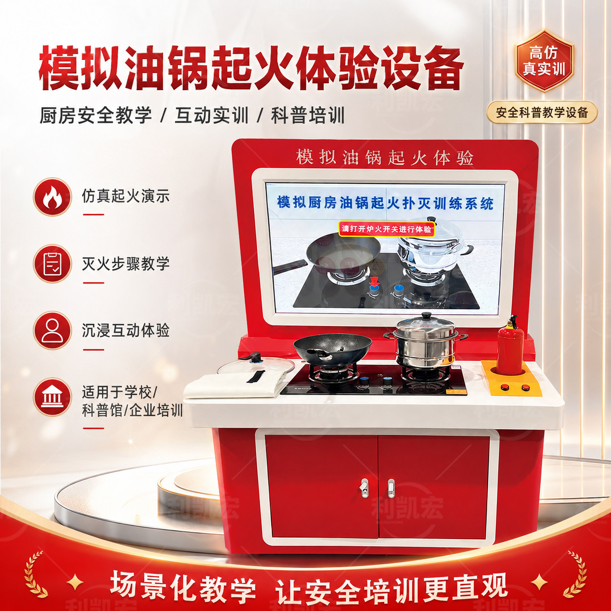 VR工地消防生产安全道场体验馆图片
