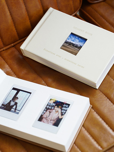 聚册即影即有相簿mini拍立得相册收纳本开窗设计可写字插页相纸