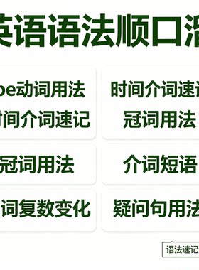 英语语法顺口溜零基础be动词介词冠词名词复数疑问句速记资料