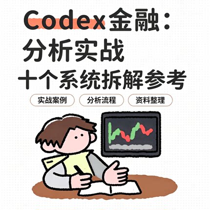 Codex金融分析实战教程十大系统拆解投研流程案例精讲新手资料