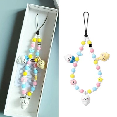 CASE联名Chiikawa吉伊卡哇手机链可爱高版本串珠手机挂绳挂件