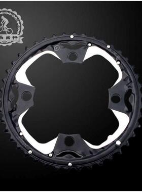 山地车自行车10速 牙盘修补盘片42T齿片盘片黑色104BCD适用于M610