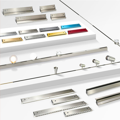 10mm极窄磁吸国标铝电镀铂镍色