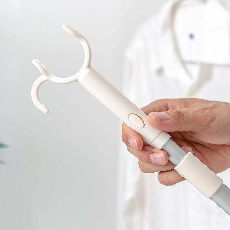 撑衣杆晒衣竿伸缩不锈钢取衣叉杆叉头挑衣杆架衣撑杆叉家用晾衣杆