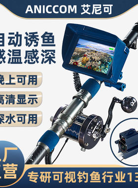 艾尼可新型可视锚鱼竿瞄
