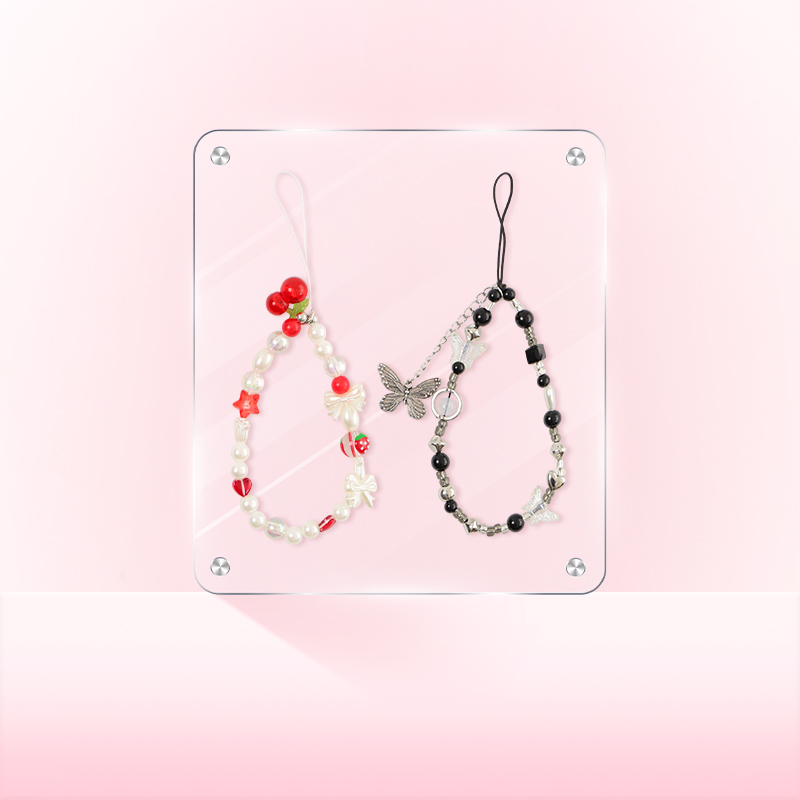 【新品】WEGO串珠钥匙链挂件2025年新款包包防丢小挂件配件diy