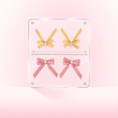 WEGO仿珍珠蝴蝶挂件LL大肠痛包包配饰痛包挂件二次元吧唧谷子