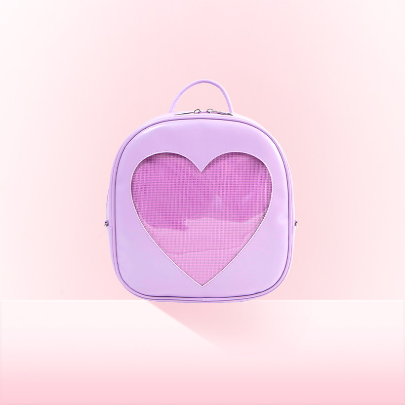 WEGO桃心双肩背痛包休闲DIY小食量吧唧娃包痛文化日系谷子二次元,箱包皮具/热销女包/男包,痛包,淘宝优惠券,粉丝福利购,淘宝优惠卷