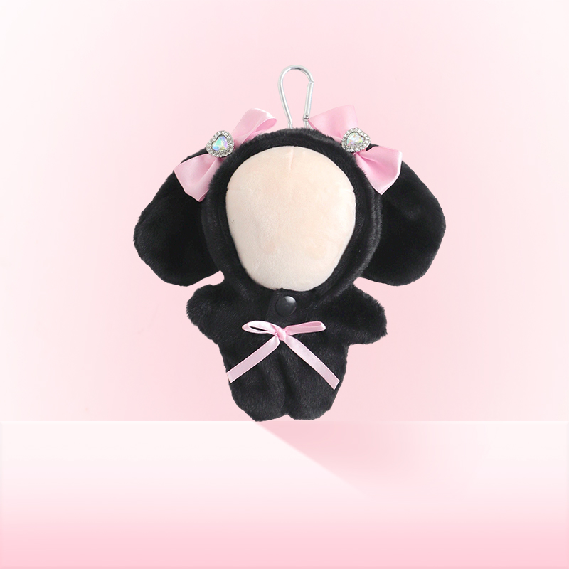 【新品】WEGO双蝴蝶结萌宠娃衣15cm娃服日系原创含帽棉花娃娃