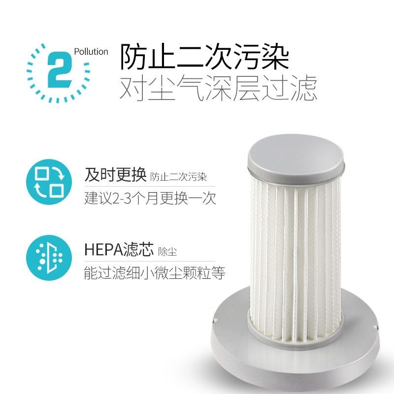 适配德尔玛吸尘器滤芯手持式DX700 DX700S TCL-JP600滤棉HEPA配件