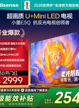 Hisense/海信 55E5Q E5Q 55英寸 超画质 264HzAI智能柔光防眩
