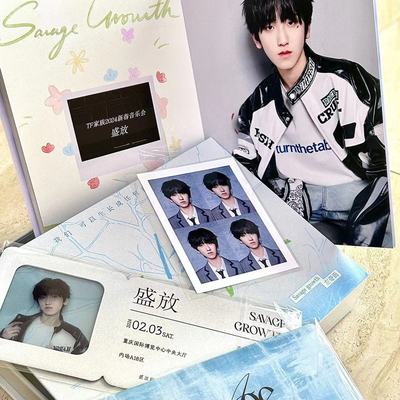 TF家族四代野蛮生长明信片套装张桂源杨博文套装仅拆绑卡礼物