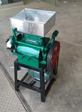 式对辊粮食炒破碎 熟黄豆双辊挤QAP扁机 自动上料玉米机小麦挤扁