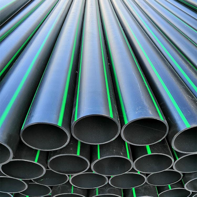 PE0.6Mpa饮用水管规格卫生黑色110PE给水管可做PE穿线管 hdpe管材