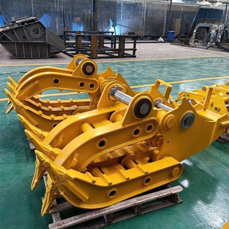 厂家直供转机抱械夹木器五齿抓木器旋木夹机装FSB载机夹