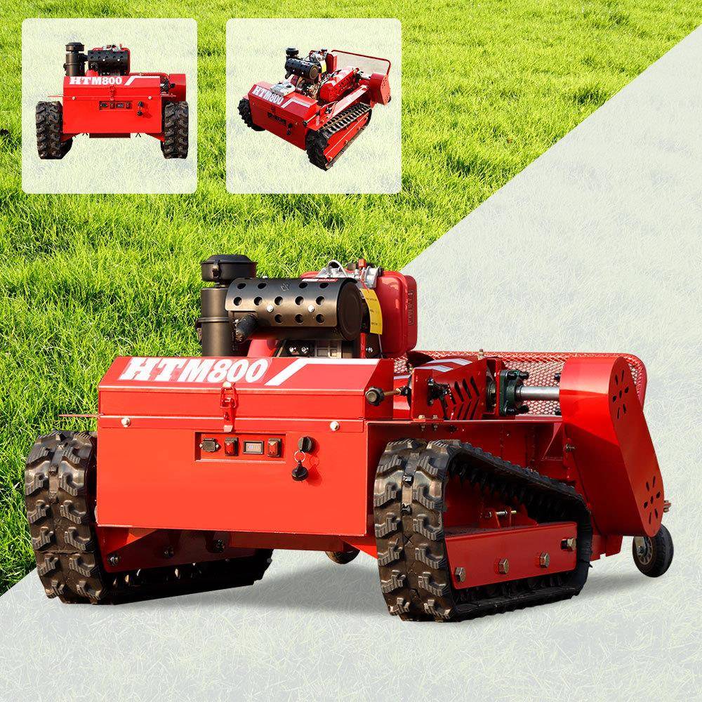 遥控履带式控柴油割机TDZ 林业草原割幅80草/1000/1200m0m遥碎草