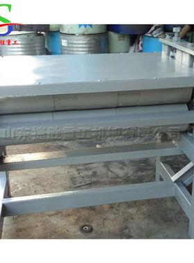 废旧油桶展机 双压辊油桶js-zpj-4铁动皮弯曲压平机平 电型油漆桶