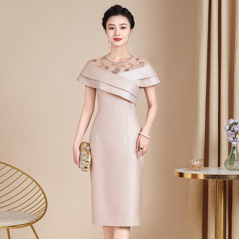 2025新款洋气结婚喜婆婆婚宴装旗袍平时可穿年轻夏季婚礼妈妈礼服