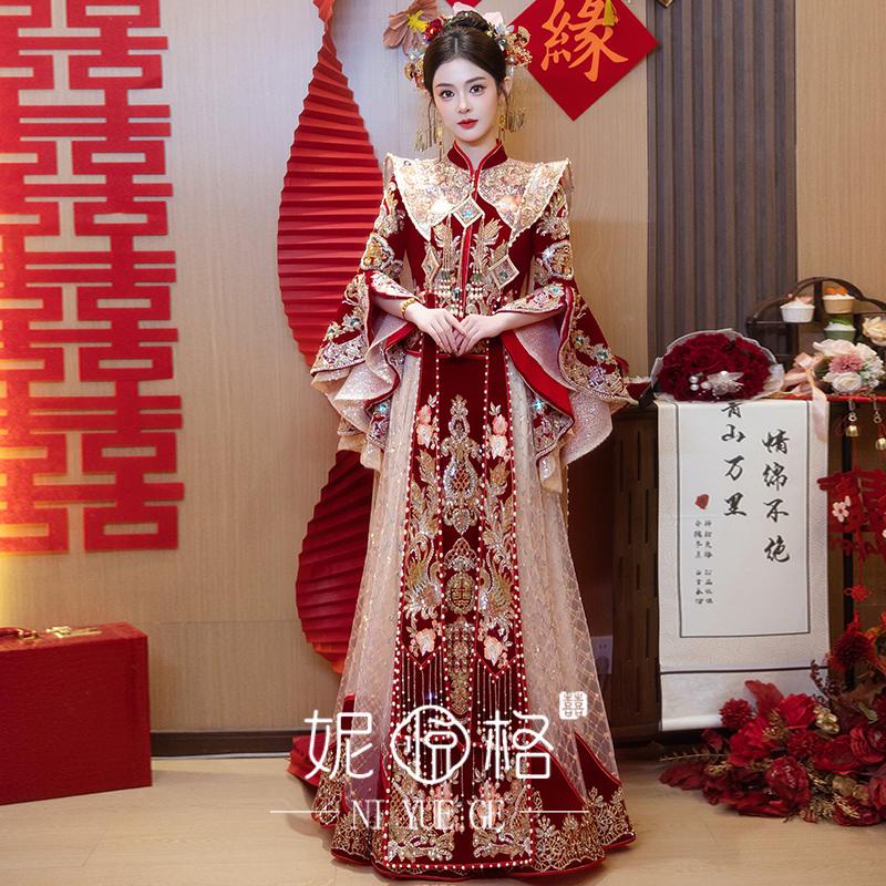 秀禾服中式嫁衣新娘出阁服龙凤褂
