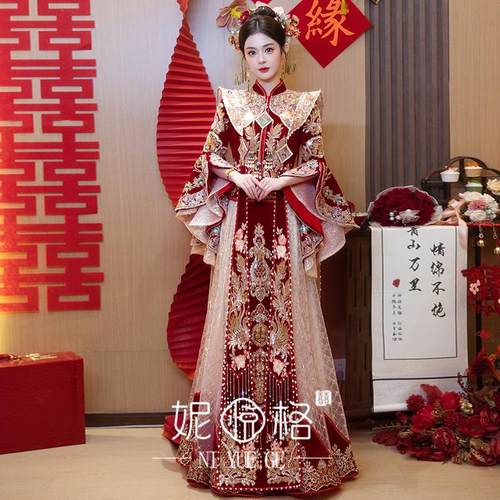秀禾服中式嫁衣新娘出阁服龙凤褂