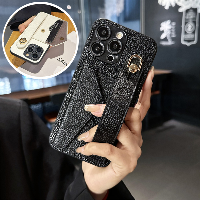 情侣兔适用于vivoX27pro保护套x23幻彩版腕带U3支架x20插卡套x9s简约x7荔枝纹nex小众x21i折叠前后置皮质T1X