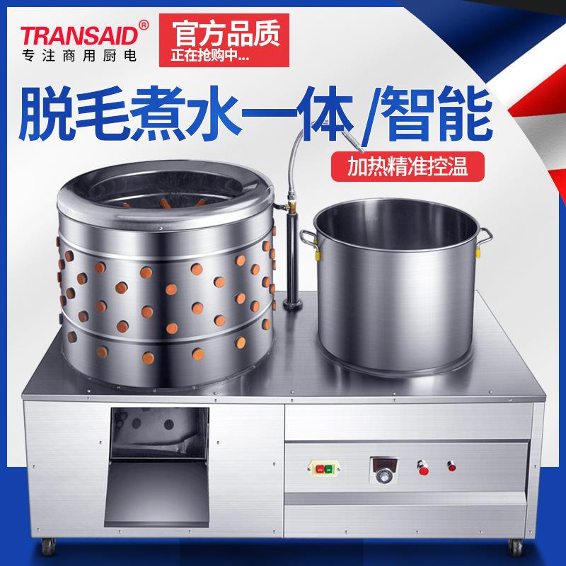 工厂不锈钢家禽脱毛机鸡鸭鹅电动打毛机兔狗鸽子拔毛机器商用