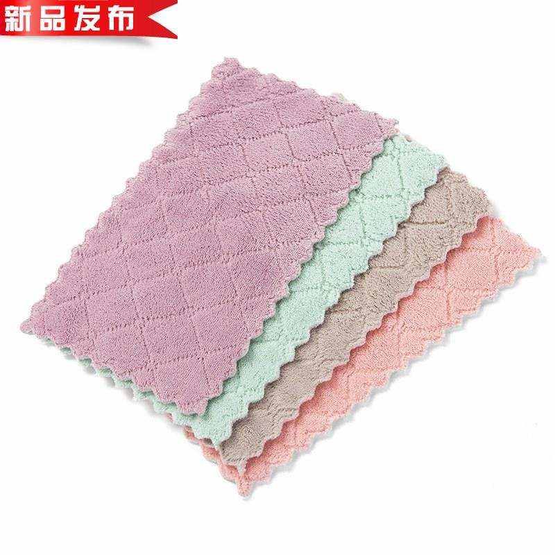 极速灶台用品去污茶几毛巾厨房两A用家用柔软c小物件玻璃实用吧台