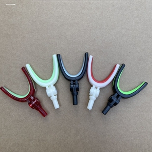 支架后挂可伸缩支架搭配羊角支架头滚轮羊角支架头鱼竿便携不锈钢