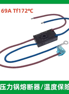 适用美的电压力锅煲温度保险丝管RY169A Tf172℃温控热熔断器10A