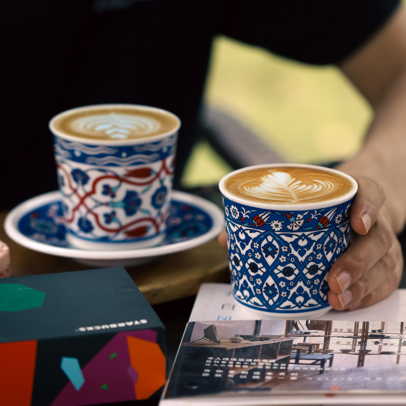 陶瓷异域风情高颜值咖啡杯