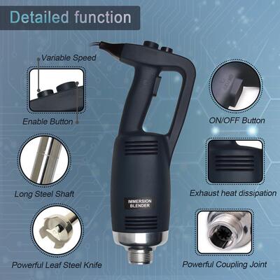 750W18inch不锈钢多功能商业浸入式便携式手持电动搅拌机饮料用