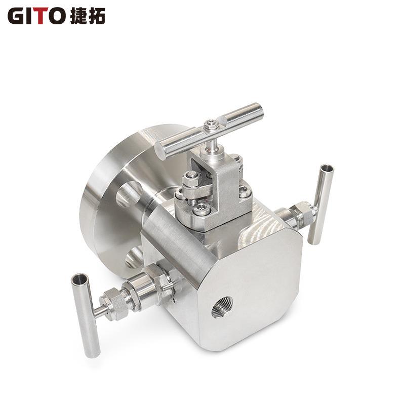 不锈钢双隔离泄放阀1500LB单法兰截止高压泄放阀316L