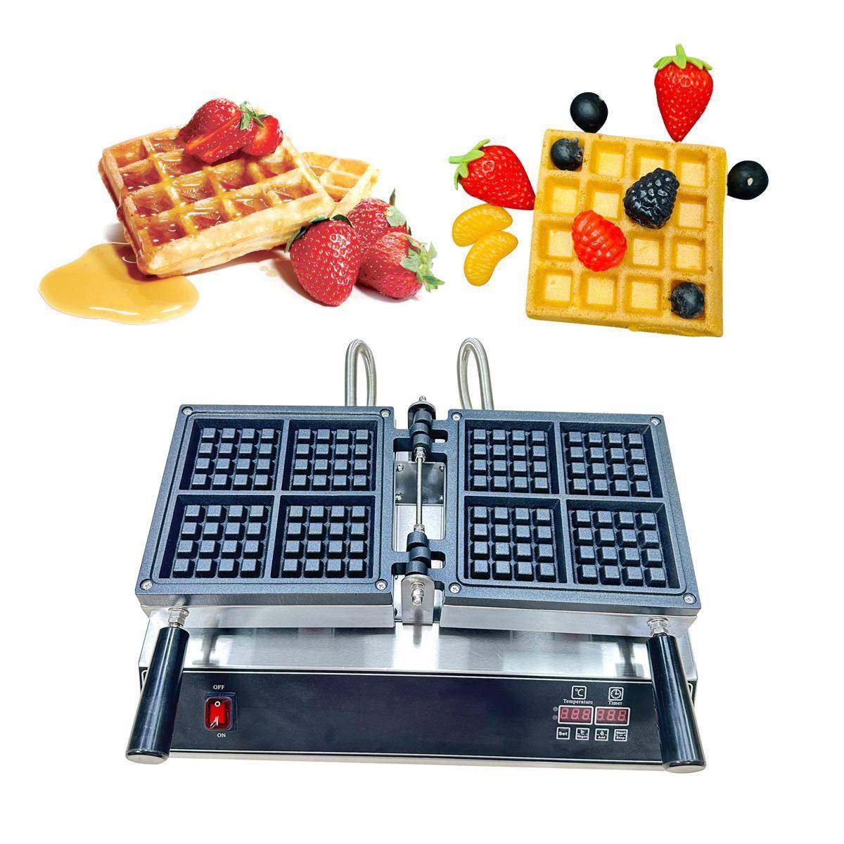 广州首飞商用不粘双四片方形华夫饼机不锈钢机身烤饼机,清洗/食品/商业设备,其他食品加工设备,淘宝优惠券,粉丝福利购,淘宝优惠卷