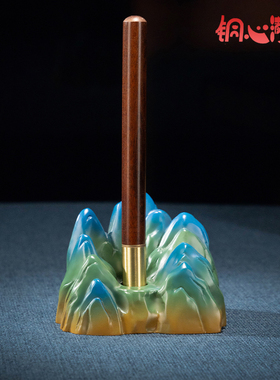 铜心满福《千里江山系列》摆件