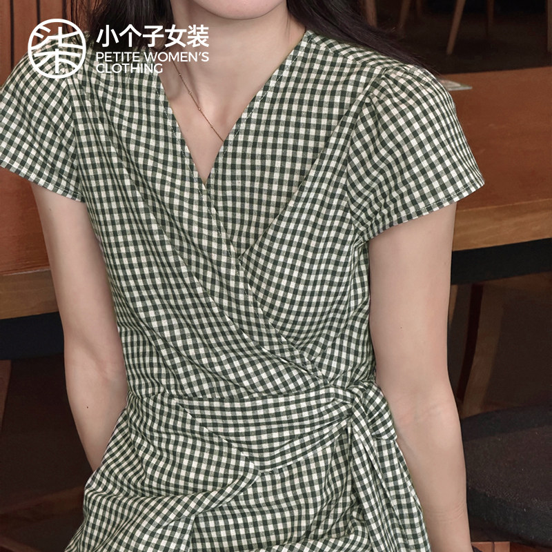 柒量一裁小个子浪漫女夏连衣裙图片