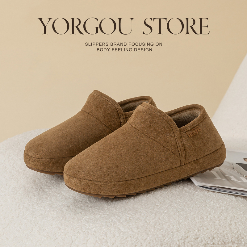 【胖东来同款】艾草棉拖鞋保暖女