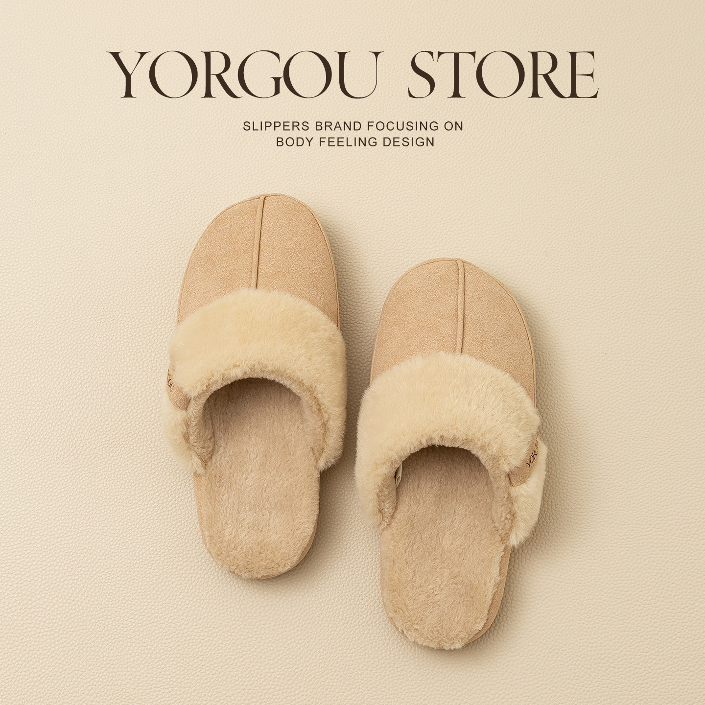 远港秋冬季艾草包头保暖棉拖鞋女