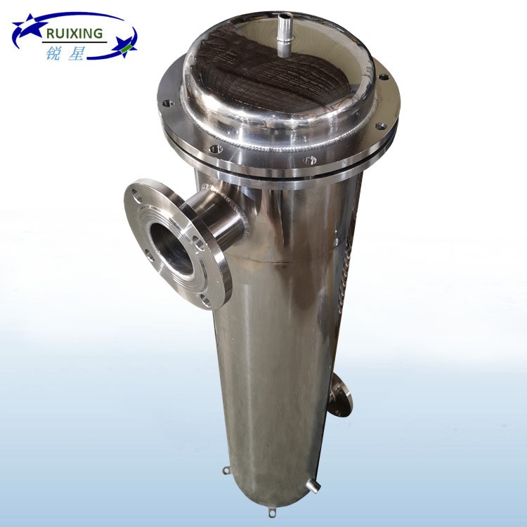 304不锈钢PP棉法兰过滤器2号布袋式过滤器涂料油漆胶水切削液厂家
