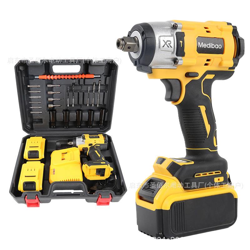 工业级大扭力电动扳手无刷汽修架子工木工 冲击扳手