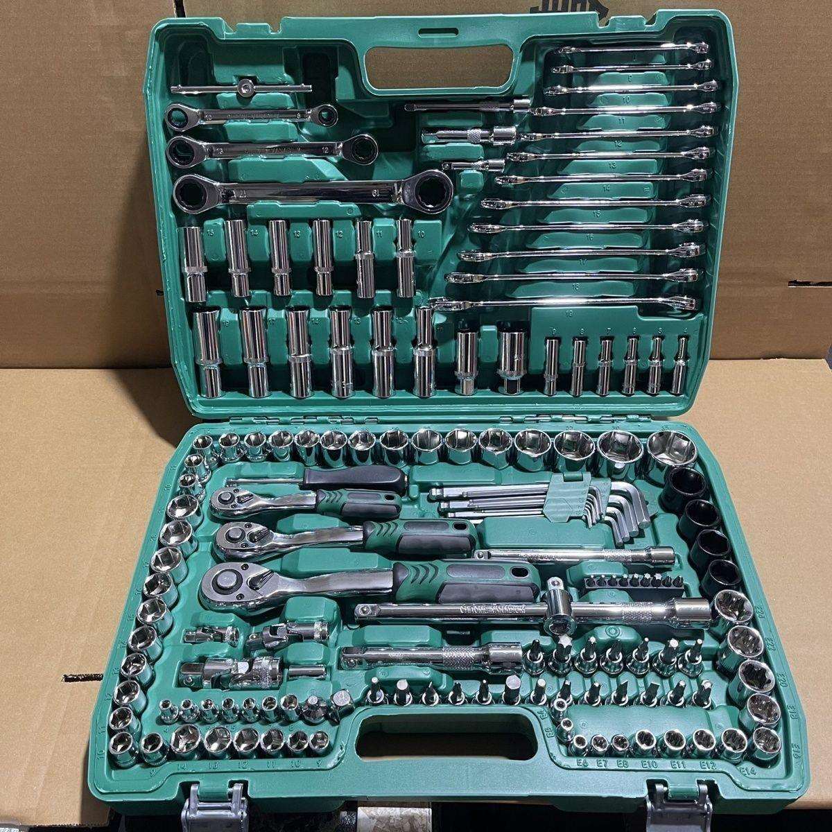 150件套汽修工具套装套筒扳手组合工具维修工具修车汽车维修