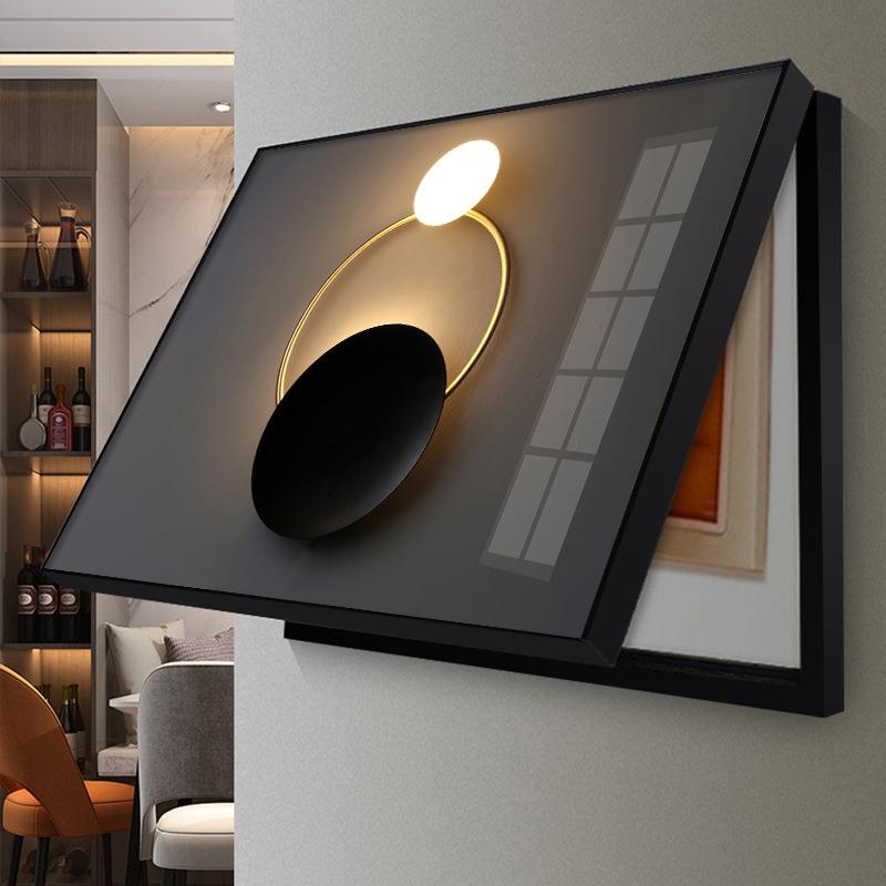 电表箱装饰画现代艺术简约北欧轻奢配电箱遮挡电闸盒电源开关