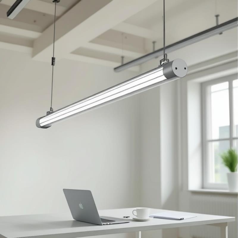 1.8M 48W圆形LED线条灯吊线灯吸顶安装对接办公照明灯线吸顶条形