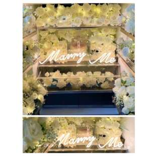 marryme冰箱求婚表白布置霓虹灯牌字母灯牌氛围灯发光led