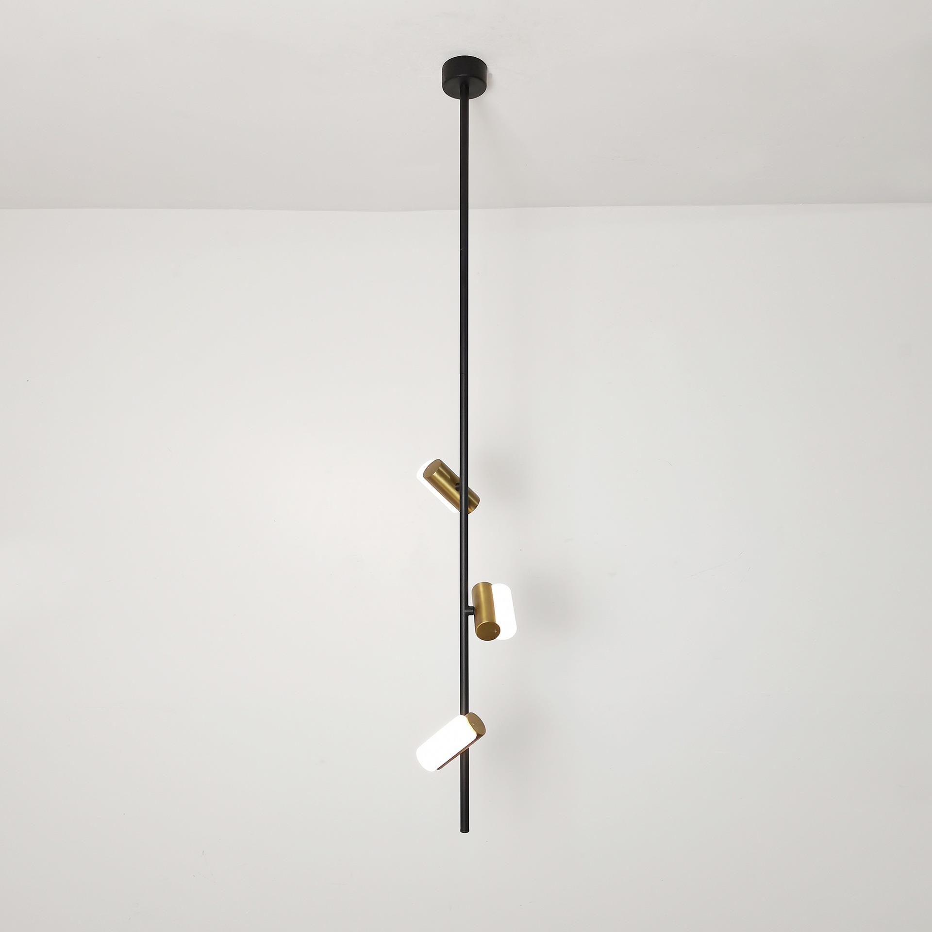 设计师led灯长条吊灯北欧后现代样板房酒店卧室床头餐厅吧台灯具