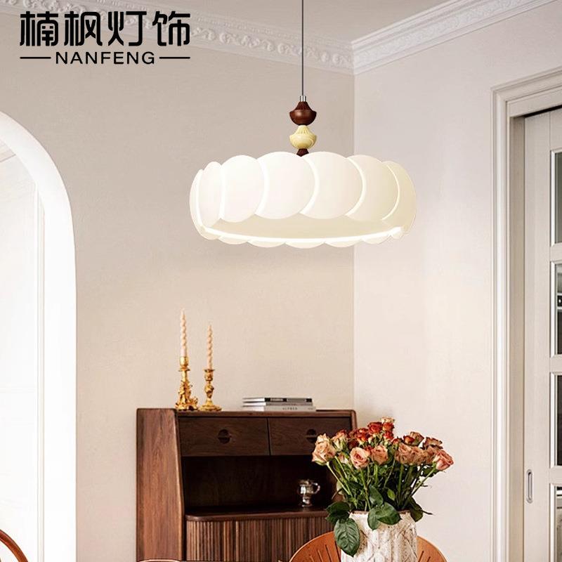 法式中古奶油风餐厅吊灯主卧书房复古Vintage儿童房间卧室灯具