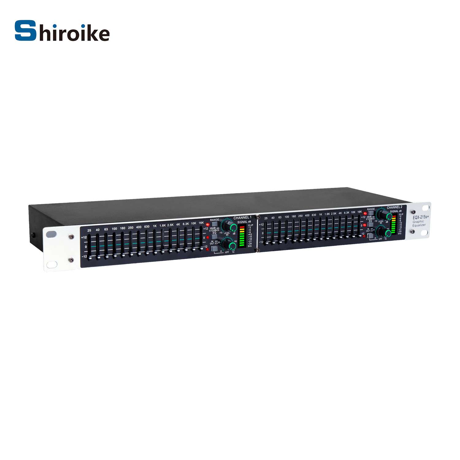 GAX-EQ215S有源平衡双15频段均衡器功率均衡器数字音频声音处理器