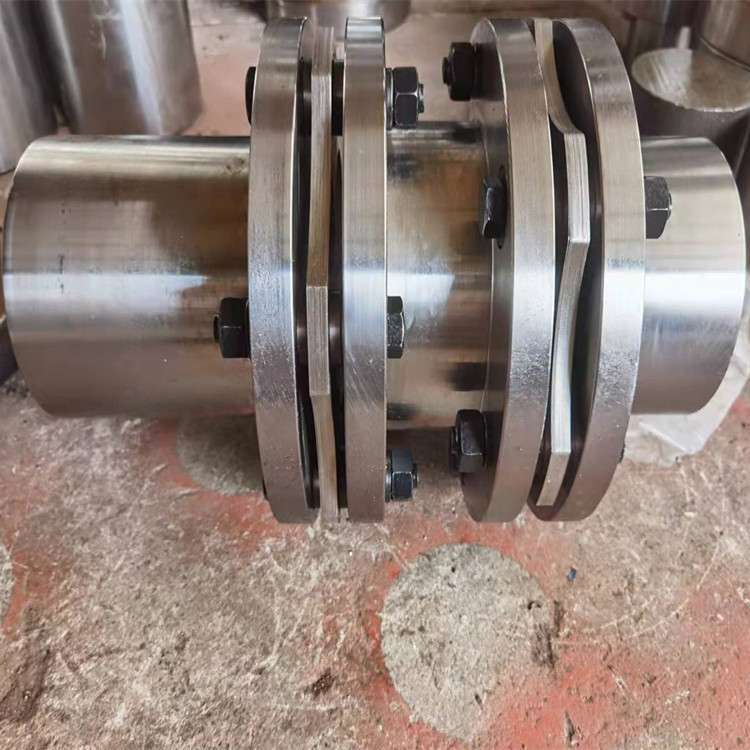 双膜片联轴器大扭矩弹性联轴器多孔45#钢发黑膜DJM型弹性联轴器