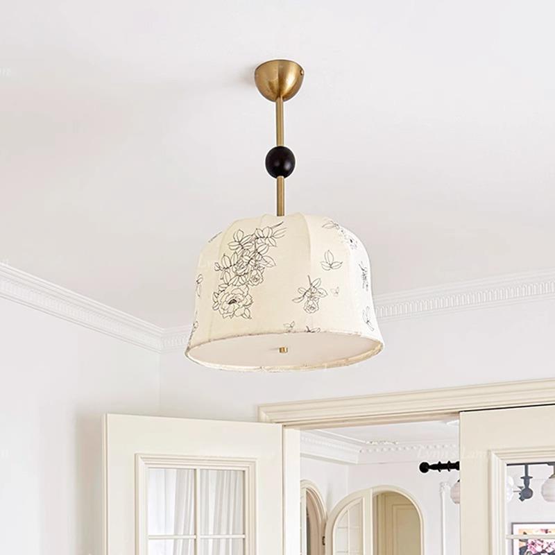 法式复古吊灯餐厅灯卧室灯美式实木南洋风中古风客厅主灯中山灯具